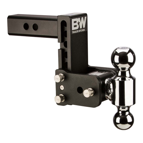 BW TS20037B - Tow & Stow Adjustable Hitch 5" Drop ; 2" & 2-5/16'' Balls