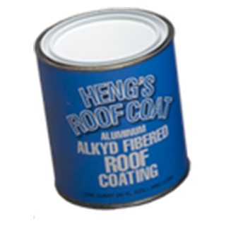 Heng's 43032 - 32 oz. Fibered Metal Silver Roof Coating