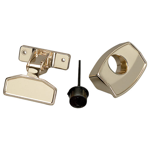 BATHROOM DOOR LATCH-BRASS