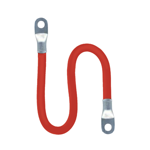 BATTERY CABLES 4GA RED