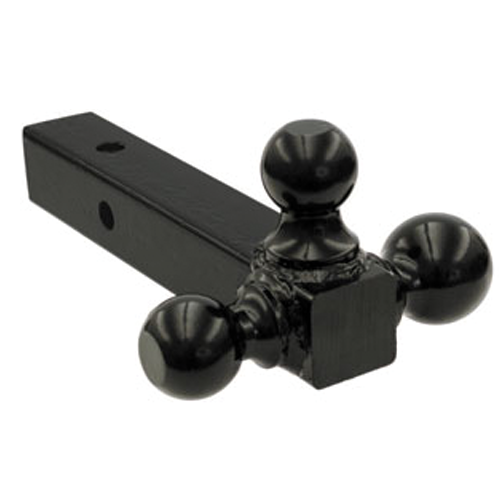 TRI-BALL MOUNTS -SOLID BAR BLACK