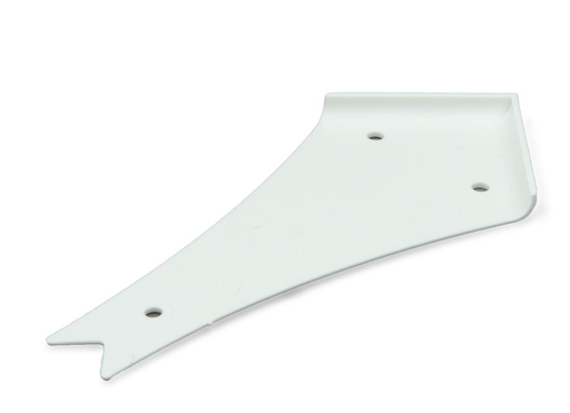B&B Molders 94287 - Polar White 4? Curved Corner Slide-Out Extrusion Cover