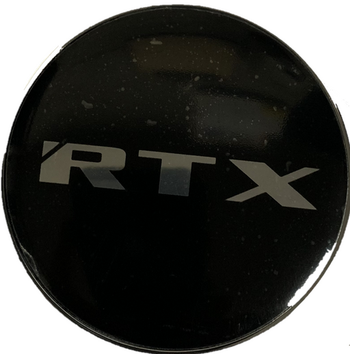 RTX BC016RTXC - Center Cap Black with RTX Logo Chrome