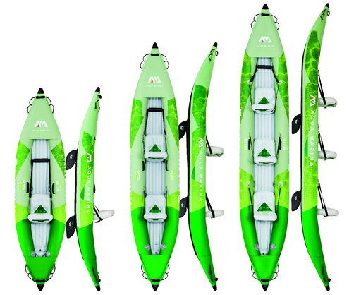 Aquamarina BE-312 - Betta, 1 Person Inflatable Kayak/canoe 10'3"x31"