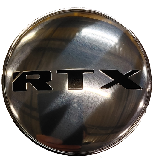 RTX BC016RTXB - Chrome Center Cap with RTX Logo Black