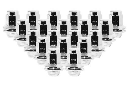 Ceco CD5309DL-5 - (20) Chrome Toyota OEM Style Shank Lug Nuts 14X1.5 46mm H 22mm HEX