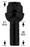 Ceco CDW41808BK - (4) Black Bolts 12x1.5 Radius Seat Wheel Locks 26 mm Thread