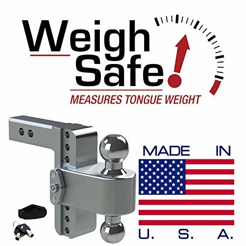Weigh Safe CTB6-2 - Turnover Ball 6" Drop Hitch with 2" Shank