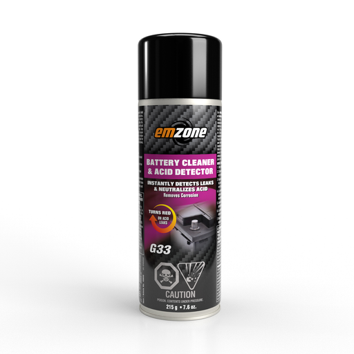 Emzone EM45033 - Battery Protector & Acid Detector Spray 7.6 oz (pack of 12)