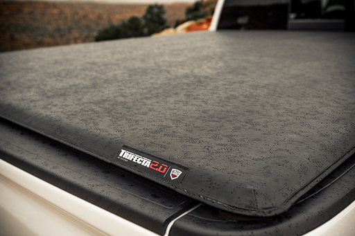 Extang® • 77461 • Trifecta E-Series • Soft Tri-Fold Tonneau Cover • Toyota Tundra 5'7" 14-21 without Trail Special Edition Storage Boxes