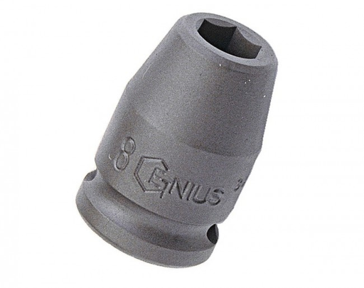 Genius Tools 343210 - 3/8" Drive. 10mm Impact Socket (CR-Mo)