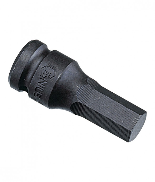 Genius Tools 347606 - 3/8" Drive 6mm Hex Impact Bit Socket, 76mm (CR-Mo)