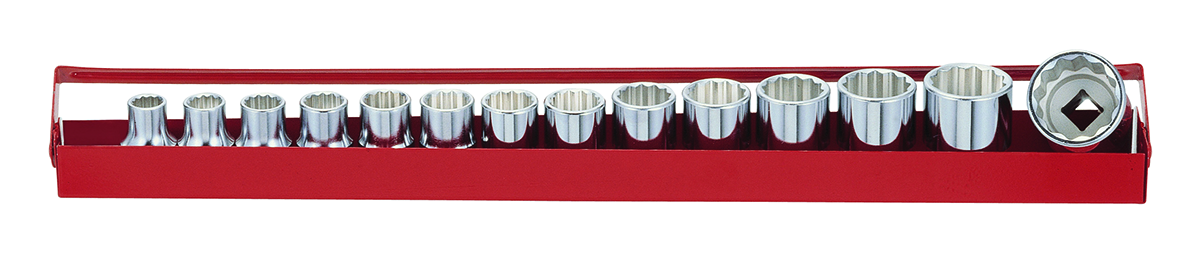 Genius TW-415S 14Pcs 1/2" Dr. Hand socket set (12-points)