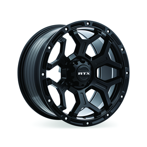 RTX® (Offroad) • 083113 • Goliath • Satin Black with Milled Rivets • 18x9 5x127 ET-15 CB71.5