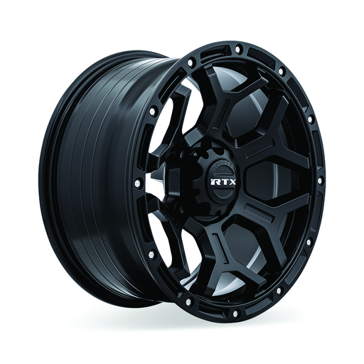RTX® (Offroad) • 083113 • Goliath • Satin Black with Milled Rivets • 18x9 5x127 ET-15 CB71.5