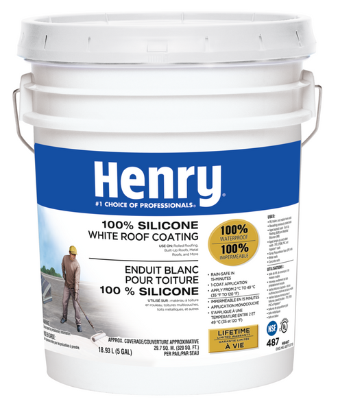 Henry Company HE487623 - Henry® 487 100% Silicone White Roof Coating