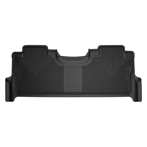 Husky Liners® • 53381 • X-Act Contour • Floor Liners • Black • Second Row • Ford F-250 Super Duty 17-22