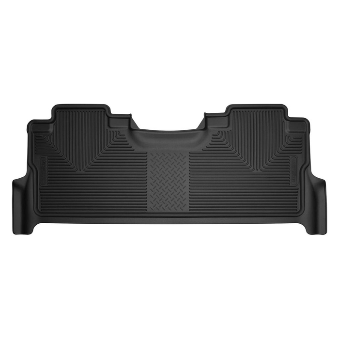 Husky Liners® • 53381 • X-Act Contour • Floor Liners • Black • Second Row • Ford F-250 Super Duty 17-22