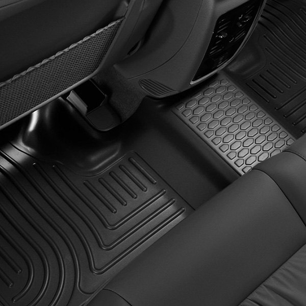 Husky Liners® • 98871 • WeatherBeater • Floor Liners • Black • First & Second Row