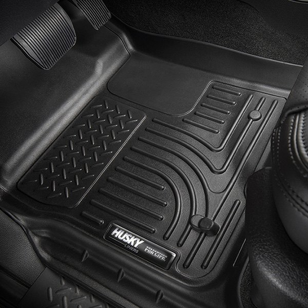 Husky Liners® • 99151 • WeatherBeater • Floor Liners • Black • First & Second Row