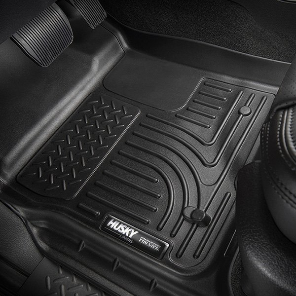 Husky Liners® • 99441 • WeatherBeater • Floor Liners • Black • First & Second Row