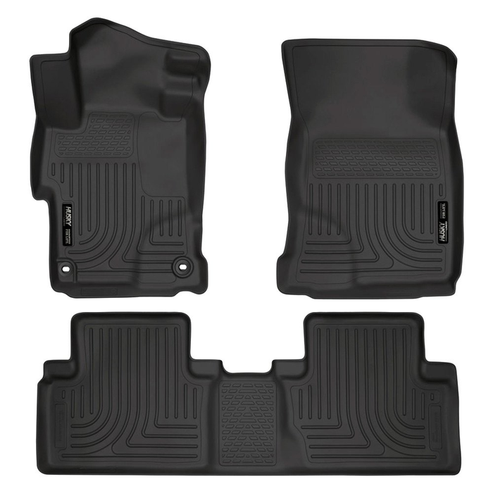 Husky Liners® • 99441 • WeatherBeater • Floor Liners • Black • First & Second Row