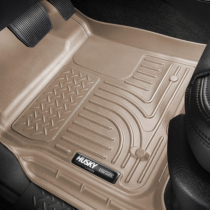 Husky Liners® • 98871 • WeatherBeater • Floor Liners • Black • First & Second Row
