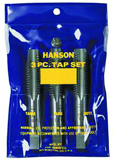 Irwin Tools 2518 - Set of 3 taps: Taper, Plug & Bottoming Tap