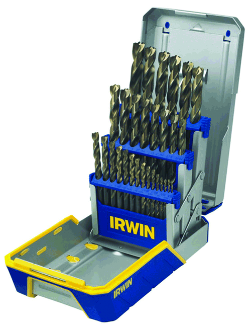 Irwin Tools 3018005 - 29-Piece Metal Index Drill Bit Set