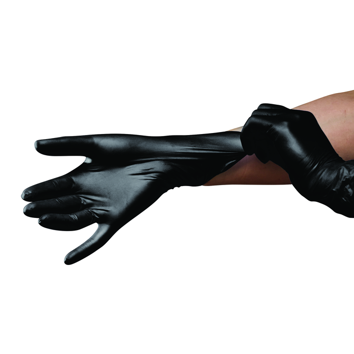 RT JBN100XL - Black Nitrile Gloves XL (100 per Box)