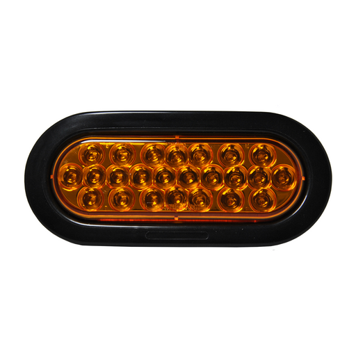 Unibond KTL2238-24A - LED Oval Signal/Park Lamp - Amber with Open Grommet