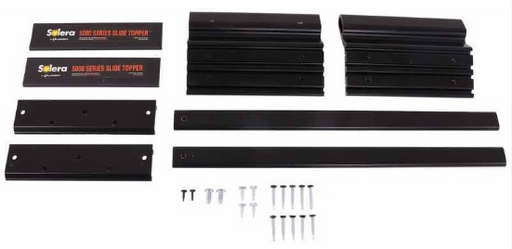 Lippert Components 2021136780 - Solera 5000 SlideTopper Bracket Kit - Black