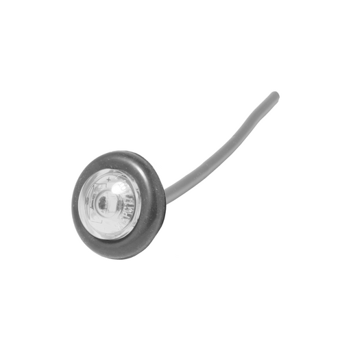 Uni-Bond LED0720CA - LED Smooth Lens Compact Side Marker Lamp – Amber 0.75" Round
