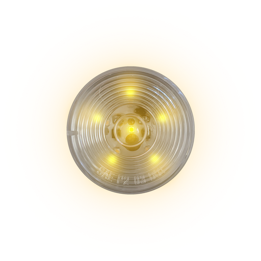 Uni-Bond LED2500C-6A - 2.5? Round LED Marker Lamp – 6 Diodes Amber