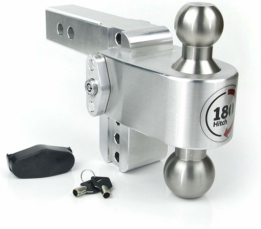 Weigh Safe LTB4-2 - Turnover Ball 4" Drop Hitch with 2" Shank