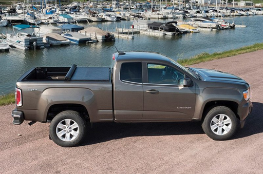 Truxedo® • 564301 • Lo Pro QT® • Soft Roll Up Tonneau Cover • Toyota Tundra 23 6'7" with Deck Rail System