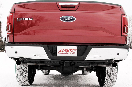 MBRP S5258409 - 2.5" Cat-Back Exhaust System with Dual Rear Exit  FORD F-150 5.0L 15-20
