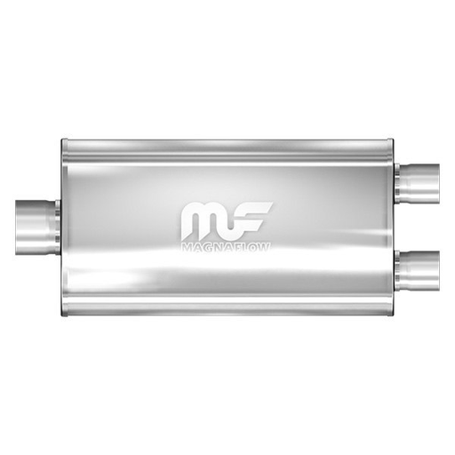 Magnaflow 12588 - Magnaflow 5"x11" Oval Center/Dual Straight Through Performance Muffler Universal