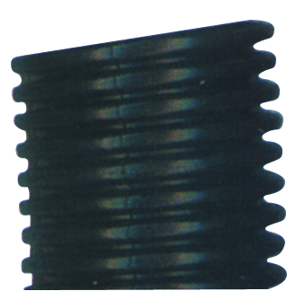 Merithian 47014 - 1/4" x 50' Convoluted Slit Tubings Black