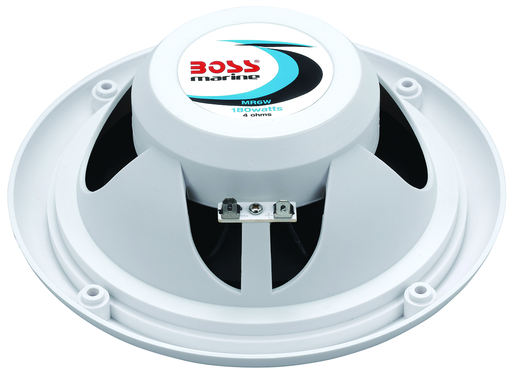 Boss MR6W - 6.5" Dual Cone 180W Marine Full Range Speakers. (Sold in Pairs)