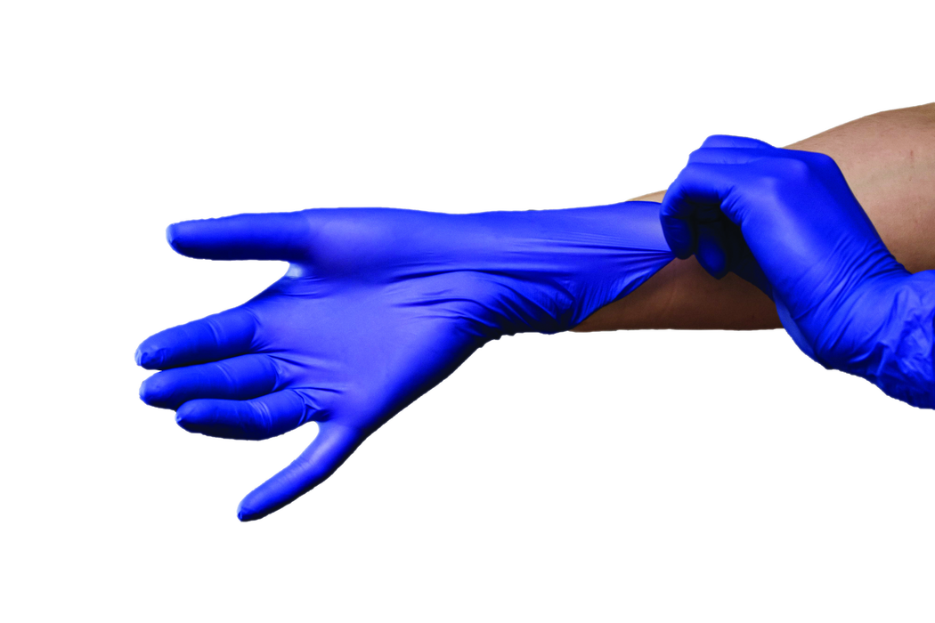 RT NGRTDB100M - Nitrile Glove Dark Blue Powder Free M