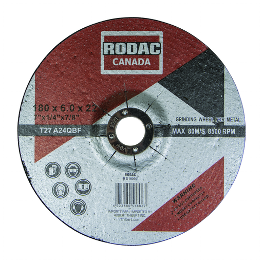 Rodac RD180901 - DISC TYPE 27 7"X1/4"X1/8"