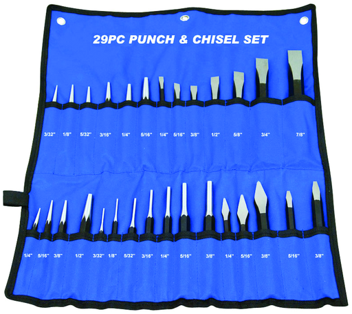 Rodac RDEP29 - Punch and Chisel Set - 29 Pieces