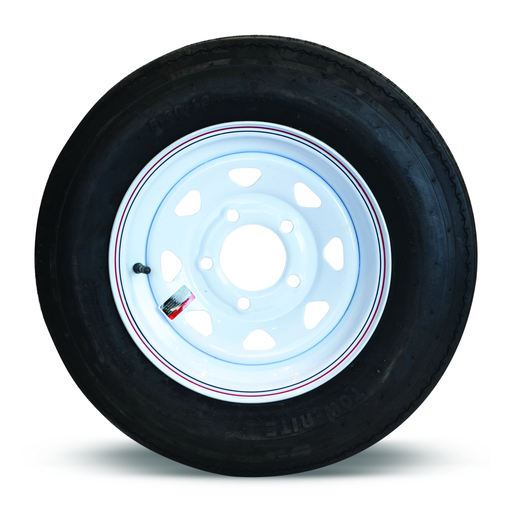 Tow-Rite RDG3730-WS5 - Tire & Rim 5.3 X 12 LRC White Spoke 3.19