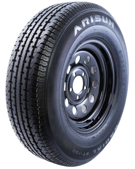Tow-Rite RDG3737-SGA5 - Tire & Rim ST225/75D15 LRD Galvanized 3.19