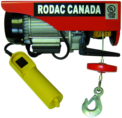 Rodac RDHR400 - Electric Hoist 110V 880 lbs