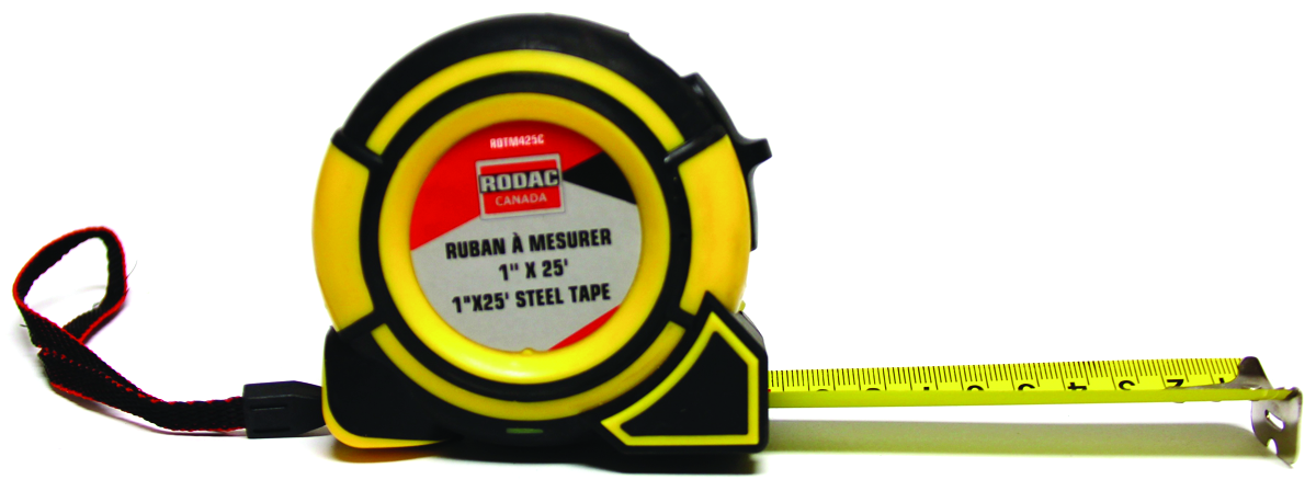 Rodac RDTM425C - Measuring Tape 1" x 25' SAE and MET