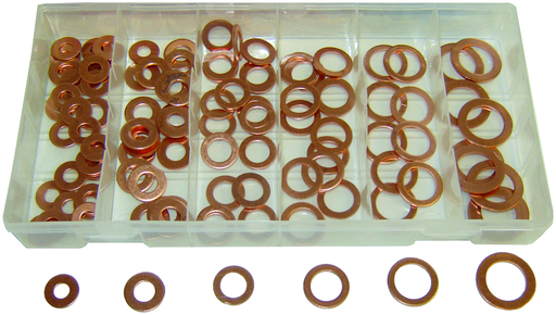 Rodac RDXA8700 - Copper Washer Assortment - 110 Pieces