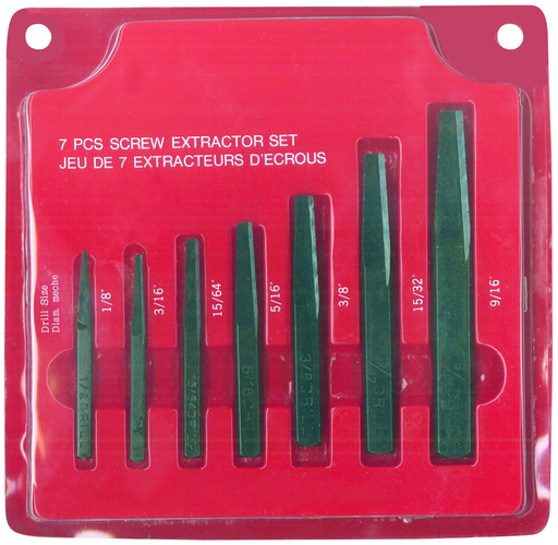 Rodac RDYF1020 - Screw Extractor Set - 7 Pieces