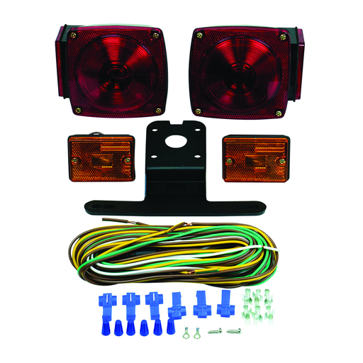 Tow Rite RT1532LED - Stop & Tail Light Kit Red with Sidemarkers light